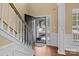 Bright entryway featuring an open door and detailed trim at 4729 Nijinsky Ct, Charlotte, NC 28216