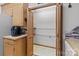 Well-organized pantry with adjustable shelving and easy access in the kitchen at 503 Overbrook Dr, Albemarle, NC 28001