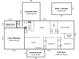 A floor plan of the home shows the layout including the living room, bedrooms, kitchen, and laundry at 6215 Simpson Rd, Charlotte, NC 28216