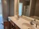 Bathroom featuring double sinks, vanity and mirror at 632 Pawley Dr, Charlotte, NC 28214