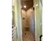 Tiled shower in the bathroom showcasing the corner shelf and detailed tile work at 67 41St Nw Ave # 3, Hickory, NC 28601