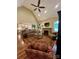 Spacious living room with a fireplace, high ceilings, and a comfortable seating area at 67 41St Nw Ave # 3, Hickory, NC 28601