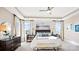 Spacious main bedroom with tray ceiling, neutral decor, and lots of natural light at 7017 Treetop Ct, York, SC 29745