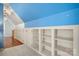 Bedroom featuring built-in shelving and cabinetry at 7648 Forest Oak Dr, Denver, NC 28037