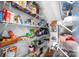 Spacious pantry with wire shelving, providing ample storage for food and kitchen essentials at 7648 Forest Oak Dr, Denver, NC 28037