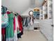 Spacious walk-in closet featuring custom shelving, ample storage, and a well-organized layout at 7648 Forest Oak Dr, Denver, NC 28037