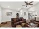 Bright living room with hardwood floors and comfortable seating at 981 Sherwood Cir, Lancaster, SC 29720