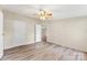 Cozy bedroom with a ceiling fan, new flooring, and closet storage at 1055 Cedar Hill Dr, Rockwell, NC 28138