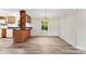 Spacious living room features an elegant chandelier and durable flooring at 1055 Cedar Hill Dr, Rockwell, NC 28138