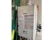 Close up of water heater at 11622 Lioness St, Charlotte, NC 28273