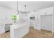 Modern kitchen featuring stainless appliances, ample counter space, and a center island at 13109 Homewood Dr, Charlotte, NC 28262