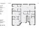 Detailed second floor floor plan showcasing layout of bedrooms, bathrooms, laundry and closet spaces at 135 Canoe Pole Ln, Mooresville, NC 28117