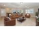 This comfortable living room features plush seating, a coffee table, and a warm, inviting atmosphere at 135 Canoe Pole Ln, Mooresville, NC 28117