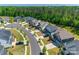 Beautiful aerial view of the neighborhood showcasing manicured lawns and well-maintained streets at 1540 Striped Bass Ln, Clover, SC 29710