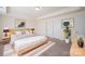 Cozy bedroom with neutral tones, a comfortable bed, and ample natural light at 1540 Striped Bass Ln, Clover, SC 29710