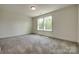 A bright, carpeted bedroom filled with natural light coming in from the large window with tree views at 1540 Striped Bass Ln, Clover, SC 29710