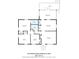 Detailed floor plan of the home showcasing the layout of the bedrooms, kitchen, and living areas at 1724 Virginia St, Monroe, NC 28110