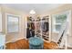 Walk-in closet featuring custom shelving and ample storage for clothing and accessories at 3529 Trent St, Charlotte, NC 28209