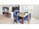 Eat-in kitchen area featuring wooden table and chairs, lots of light, and access to kitchen at 4069 Havenport Cir, Fort Mill, SC 29708