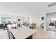 Open concept kitchen flows into the dining and living areas with abundant natural light at 4069 Havenport Cir, Fort Mill, SC 29708