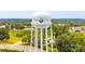 Towering over a forested neighborhood is the Tega Cay water tower, a symbol of community pride at 4069 Havenport Cir, Fort Mill, SC 29708