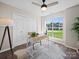 Cozy office space with a large window providing natural light and view of the outdoors at 4101 New Castle Ln, Monroe, NC 28110