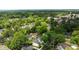 A high angle view of the property among green trees at 414 King St, Waxhaw, NC 28173