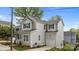 Picture of the backyard with an attached garage and driveway of this cozy home at 414 King St, Waxhaw, NC 28173