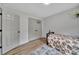 This bedroom features a double door closet and a basketball hoop at 456 Rainbow Cir, Clover, SC 29710