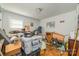 Cluttered bedroom with hardwood floors and a window at 4838 Holbrook Dr, Charlotte, NC 28212