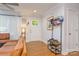 Living room features hardwood floors, white trim, and decor details at 4838 Holbrook Dr, Charlotte, NC 28212