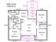Home floorplan featuring 3 bedrooms, a covered porch, and an open-concept living area at 5018 Drake Pond Ln, Rock Hill, SC 29732