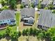 Aerial view of house showing a spacious backyard, deck, and well-manicured lawn at 1001 Emory Ln, Fort Mill, SC 29708
