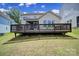 The spacious backyard features a deck with access to a screened-in porch at 1001 Emory Ln, Fort Mill, SC 29708