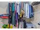 Walk in closet with plenty of hanging space for clothing and personal items at 1002 4Th Ne St, Conover, NC 28613