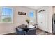 Comfortable dining room with natural light and hardwood floors, perfect for Gathering meals and gatherings at 1206 Keydet Dr, Charlotte, NC 28216