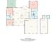 Detailed floor plan showcasing the layout of the bedrooms, kitchen, and living spaces at 1305 Glenview Ln, Rock Hill, SC 29730