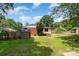 Large backyard with shed, perfect for gardening and outdoor entertaining, offering plenty of space at 1509 Wiltshire Rd, Salisbury, NC 21844