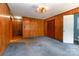 Basement with paneled walls and closet at 1509 Wiltshire Rd, Salisbury, NC 21844