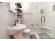 Modern bathroom with walk-in shower, sleek fixtures, and contemporary design at 1509 Wiltshire Rd, Salisbury, NC 21844