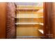Organized pantry features adjustable shelving for versatile storage solutions and easy access at 1509 Wiltshire Rd, Salisbury, NC 21844