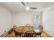 Cozy dining room with classic wooden dining table and ceiling fan at 1975 Peace Rd, Fort Mill, SC 29715