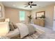 Cozy bedroom with a large window, neutral tones, and a comfortable, inviting aesthetic at 3650 Sentry Rd, Lancaster, SC 29720