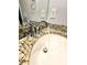 Bathroom sink with granite countertop and chrome faucet at 414 Fulton Dr, Kings Mountain, NC 28086