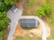 Aerial view of a single-Gathering home with a gray roof and a long driveway at 4328 Camden Rd, Marshville, NC 28103
