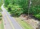 A view of the road alongside the property, showing the potential for easy access and utilities at 4585 Sunrise Beach Rd, Catawba, NC 28609