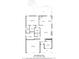 Detailed floorplan showcasing the layout of the home with labeled rooms and dimensions for reference at 9814 Fernspray Rd, Charlotte, NC 28215