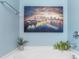 Bathroom featuring a large soaking tub and a picturesque cityscape art piece at 111 Tilton Dr, Mooresville, NC 28115