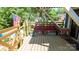 Charming deck offers scenic views and outdoor seating, perfect for relaxation at 12601 Guardhouse Ct, Charlotte, NC 28262