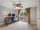 Office/Bedroom with sliding doors to a deck at 170 8Th Ave, Cramerton, NC 28032